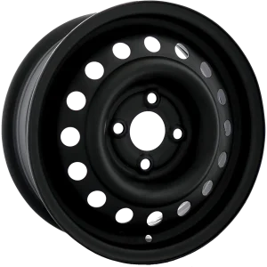 Envy Wheels – NX4 STEEL WHEEL – Black – 13″x5″ 40mm – All weather Wheels – NX41340